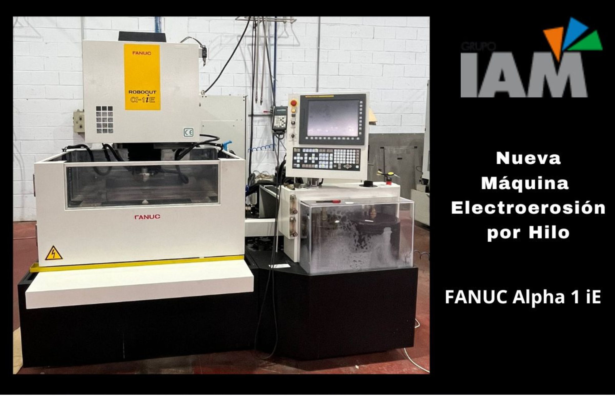 Nueva Máquina de Electroerosión por Hilo Grupo IAM